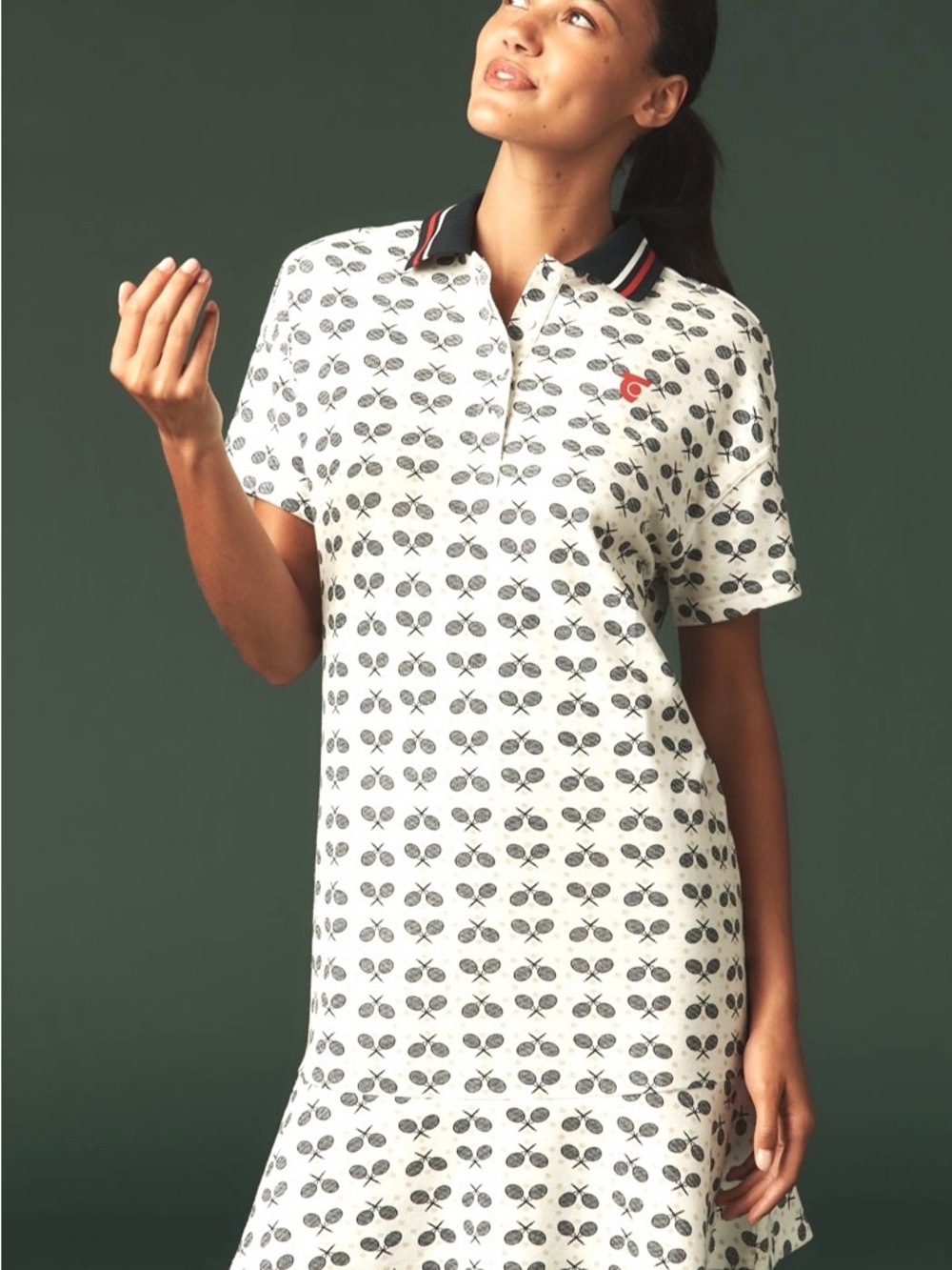 NWT Tretorn x Anthropologie White Polo Tennis Dress - Picture 3 of 6